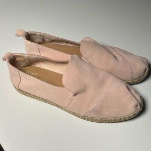 Toms Espadrille "Alpargata" Pale Pink Suede